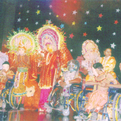 Performance of disabled at Asian Conference on storytelling (2005)